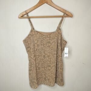 New York & Company Tank Top Chain Link Equestrian